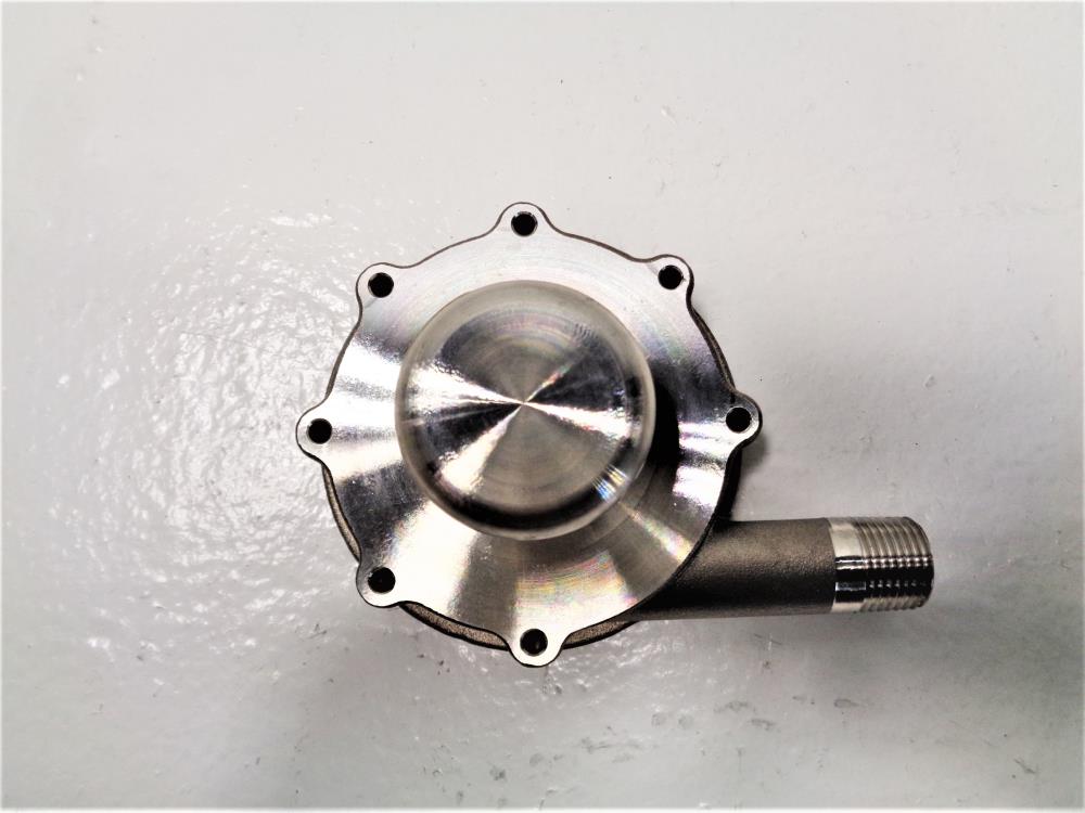 March Rear Housing 0150-0110-0000 Stainless 1/2" MPT 